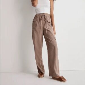 Madewell Straight Cargo Pants in Softdrape MSRP $98.00